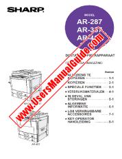 Visualizza AR-287/337/407 pdf Manuale operativo, olandese