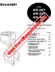 View AR-337/287/407 pdf Operation Manual, Dutch
