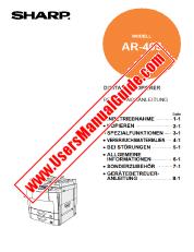 Ver AR-405 pdf Manual de operación alemán