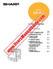 View AR-405 pdf Operation Manual, French
