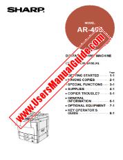 Ansicht AR-405 pdf Bedienungsanleitung, Englisch