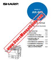 Voir AR-505 pdf Manuel d'utilisation, italien