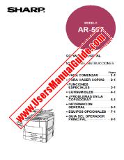 Ansicht AR-507 pdf Bedienungsanleitung, Spanisch