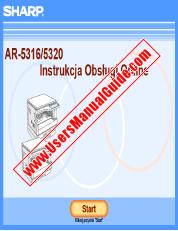 View AR-5316/5320 pdf Operation Manual, Online Manual for AR-5316/5320 Polish