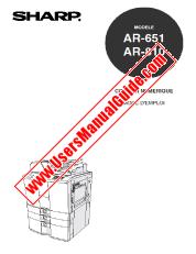 Ver AR-651/810 pdf Manual de operación, francés