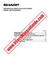 Vezi AR-C260/M pdf Manualul de utilizare, Ajustare culoare, poloneză