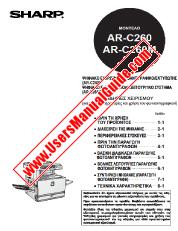 Visualizza AR-C260/M pdf Manuale operativo, fotocopiatrice, greco