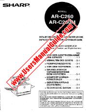 Voir AR-C260/M pdf Manuel d'utilisation, l'allemand