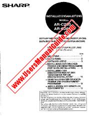 View AR-C260/M pdf Operation Manual, Installation Manual, German