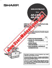 View AR-C260/M pdf Operation Manual, Key Operators Guide, Hungarian