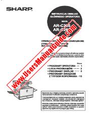 Voir AR-C260/M pdf Manuel d'utilisation, Guide des principaux opérateurs, polonais