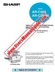 Visualizza AR-C260/M pdf Manuale operativo, stampante, inglese