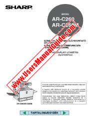 Visualizza AR-C260/M pdf Manuale operativo, stampante, ungherese