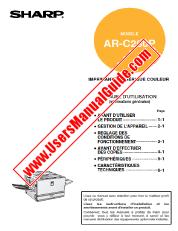 Ansicht AR-C260P pdf Bedienungsanleitung, Französisch