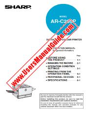 Ver AR-C260P pdf Manual de Operación, Inglés