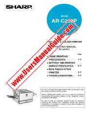 Ansicht AR-C260P pdf Bedienungsanleitung, Drucker, Englisch