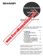 Visualizza AR-C262M pdf Manuale operativo, guida per operatori chiave, ungherese
