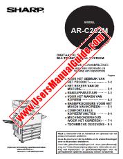 View AR-C262M pdf Operation Manual, Dutch
