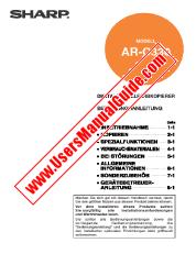 Visualizza AR-C330 pdf Manuale operativo, tedesco