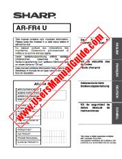 Ansicht AR-FR4U pdf Bedienungsanleitung, Data Security Kit, Englisch Französisch Deutsch Spanisch