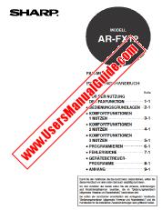 Ansicht AR-FX12 pdf Bedienungsanleitung, Telefax, Deutsch