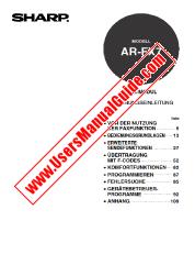 Ver AR-FX7 pdf Manual de Operación, Alemán