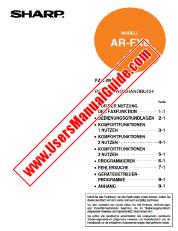 Voir AR-FX8 pdf Manuel d'utilisation, kit d'extension télécopieur, allemand