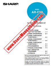 Voir AR-FX8 pdf Manuel d'utilisation, kit d'extension télécopieur, anglais