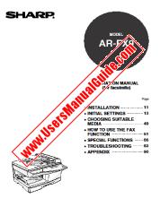 View AR-FX9 pdf Operation Manual, English
