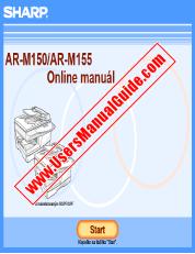 Ver AR-M150/M155 pdf Manual de operación, Manual en línea, Checo