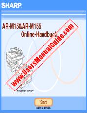 Ansicht AR-M150/M155 pdf Bedienungsanleitung, Online-Handbuch, Deutsch