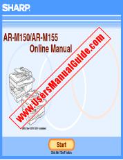 Visualizza AR-M150/M155 pdf Manuale operativo, manuale online, inglese