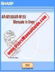 Ver AR-M150/M155 pdf Manual de operación, manual en línea, italiano