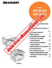 Ansicht AR-M160/205 pdf Bedienungsanleitung, deutsch, Multifunktions-System