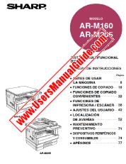 Ansicht AR-M160/205 pdf Bedienungsanleitung, Spanisch