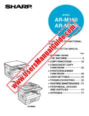Ver AR-M160/205 pdf Manual de Operación, Inglés, Sistema Multifuncional Digital.
