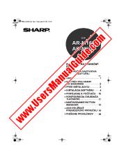 View AR-M160 pdf Operation Manual, Installation Manual, Slovak