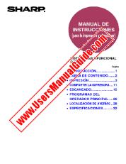 Visualizza AR-M160/M205 pdf Manuale operativo, stampante, scanner, spagnolo
