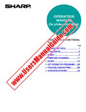 View AR-M160/M205 pdf Operation Manual, Printer, Scanner, English