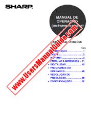 Ver AR-M160/M205 pdf Manual de Operación, Impresora, Escáner, Portugués
