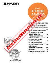 Voir AR-M165/207 pdf Manuel d'utilisation, l'allemand