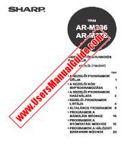 Voir AR-M236/M276 pdf Manuel d'utilisation, Guide des principaux opérateurs, hongrois