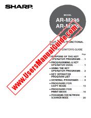 Ansicht AR-M236/M276 pdf Bedienungsanleitung, Key Operations Guide, Englisch