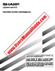Ansicht AR-M300/M350/M450/3551/4551 pdf Bedienungsanleitung, Kopierer, Ungarisch