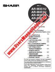 Visualizza AR-M351N/M351U/M451N/M451U pdf Manuale operativo, finlandese