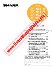 Ver AR-M351N/M351U/M451N/M451U pdf Manual de operaciones, francés