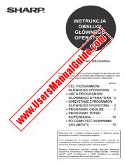 View AR-M351N/M351U pdf Operation Manul, Key Operators Guide, Polish