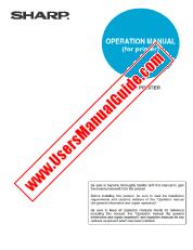 Ver AR-M351x/M451x pdf Manual de Operación, Impresora, Inglés