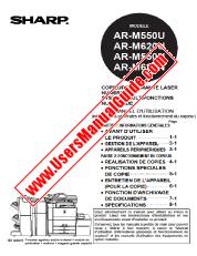 Vezi AR-M550/620U/N pdf Manualul de utilizare, copiere, franceză