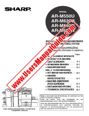Voir AR-M550/620U/N pdf Manuel d'utilisation, copieur, néerlandais